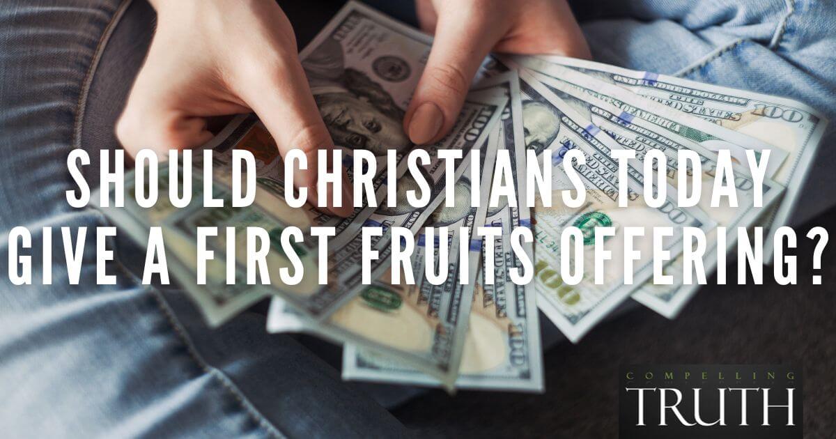 PAYING ALL YOUR JANUARY SALARY AS FIRST FRUITS, AN APOCRYPHA TEACHING