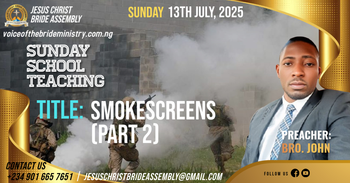 SMOKESCREENS – PART 2