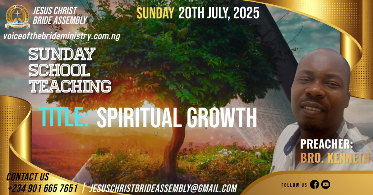 SPIRITUAL GROWTH